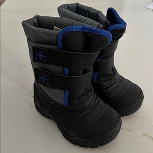 Wonder Nation Kids Blue Snow Boots